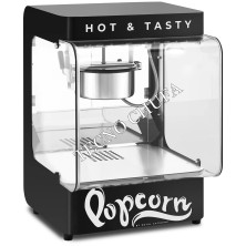 MACHINE À POPCORN NOIRE TECNOPOP 8 OZ (CONCEPTION D'AQUARIER À POISSON)