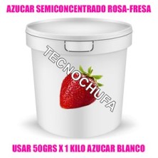 1 KG SUCRE SEMICONCENTRÉ FRAISE ROSE