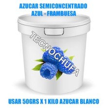 CUBO 1 KG AZUL-FRAMBUESA AZUCAR SEMICONCENTRADO