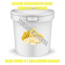 1 KG SUCRE SEMICONCENTRÉ JAUNE-BANANE