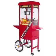 POPCORN MACHINE TECNOPOP 8 OZ-T WITH CART