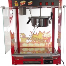 MACHINE À POP CORN  TECNOPOP 8OZ-T AVEC CHARIOT