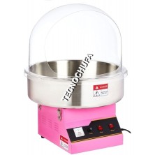 COTTON CANDY MACHINE TECNOCANDY 53 WITH PLEXIGLASS BUBBLE