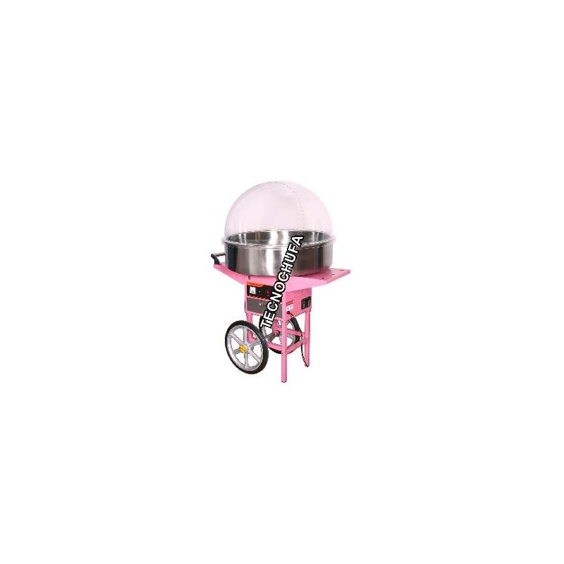 COTTON CANDY MACHINE TECNOCANDY 73 WITH CART