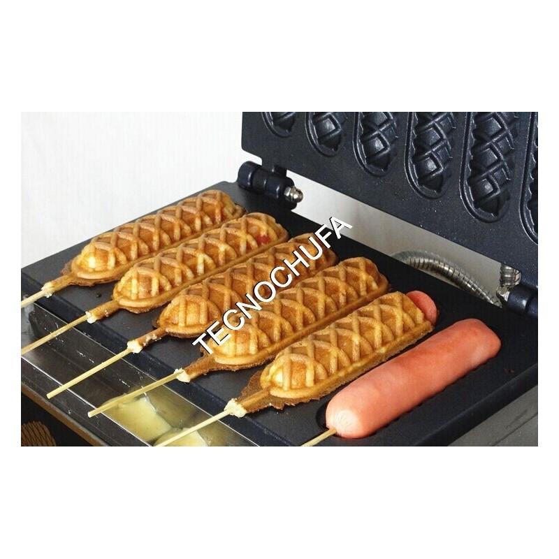 MAQUINA DE HOT DOG REBOZADOS 5R CON PALITO